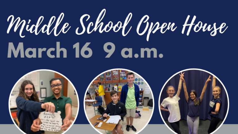 Middle School Open House - RSVP today!